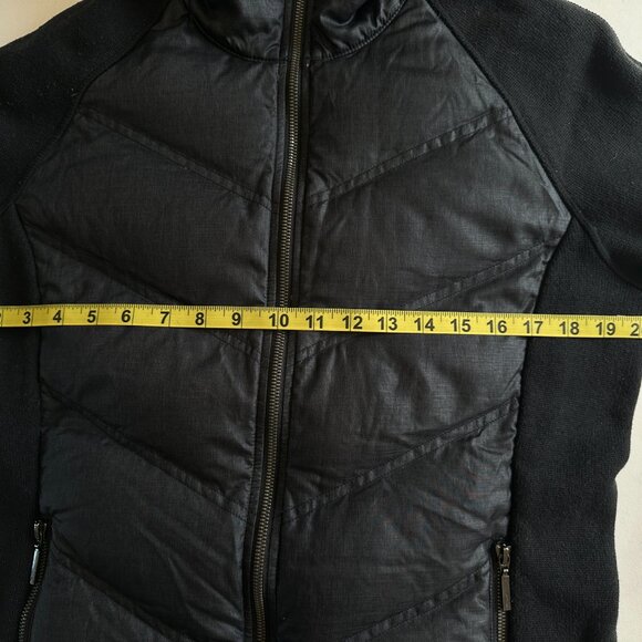 Marmot Down Coat Jacket Womens Insulated 700 Fill Full Zip Fleece Black Puffer L - Picture 9 of 12
